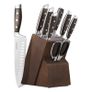 8pcs/Set Kitchen Cutting Tool Block Set With Sharpener 1.4116 Stainless Steel Blade Wood Handle And Kitchen Scissors Image 7