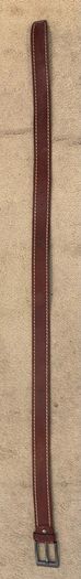 Solid Leather Trouser Belt,Long-123Cm