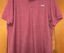 Slazenger Men's Pink Polo Shirt