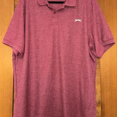 Slazenger Men's Pink Polo Shirt