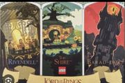 Lego poster, limited edition The Lord of the rings 10354 10333 10316