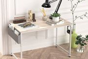 NEW SALE | Writing Computer Desk, Office Work Desk for student and worker, Laptop Table with Storage Bag and Headphone Hook,Modern Simple Style Desks for Bedroom, Home, Office(100x50x75cm)