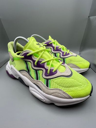 Adidas Ozweego Purple Neon Yellow Green EE5720 Shoes UK 7 EU 40 2\3 Running