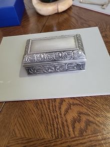 Mullingar pewter trinket box