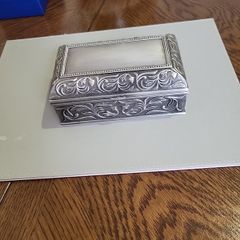 Mullingar pewter trinket box