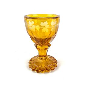 Antique bohemian glass