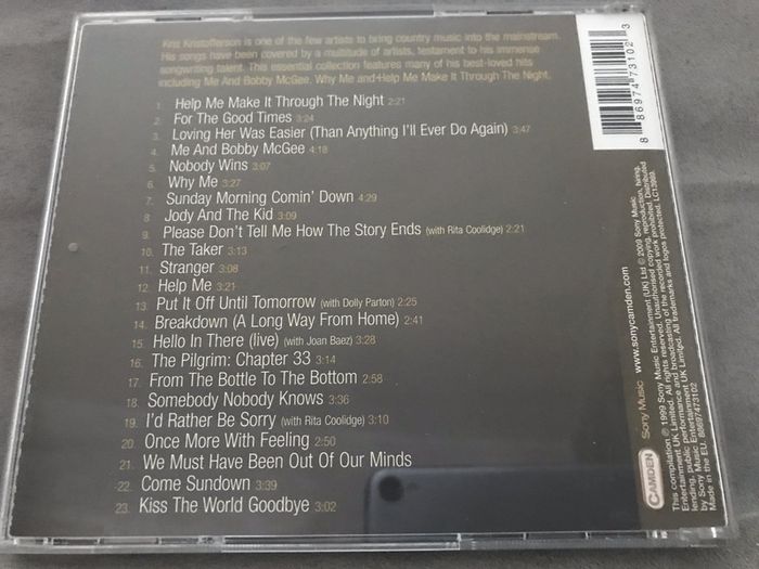 The Best Of Kris Kristofferson    CD