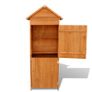 Garden Storage Cabinet Brown 79x49x190 cm Image 5