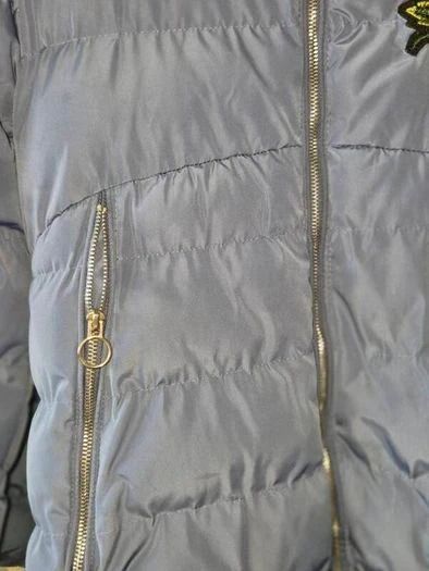 B&Q Girls Purple Puffer Coat - Age 15/16 - Excellent Condition, AV