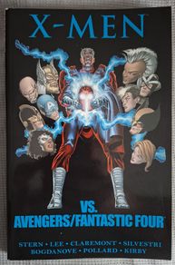X-MEN VS Avengers and Fantastic Four graphic novel. From MARVEL Comics