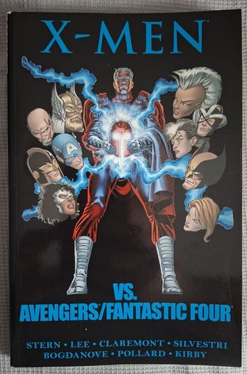 X-MEN VS Avengers and Fantastic Four graphic novel. From MARVEL Comics