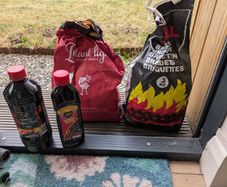 FREE BBQ charcoal 4kg and 1ltr lighter fluid