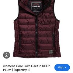 Womens Superdry Gilet