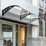 Front Door Canopy Outdoor Awning, Rain Shelter for Back Door, Porch, Window, 200 x 80 cm (FREE POSTAGE) Image 8