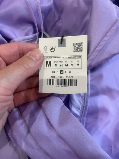 zara lilac bow midi dress
