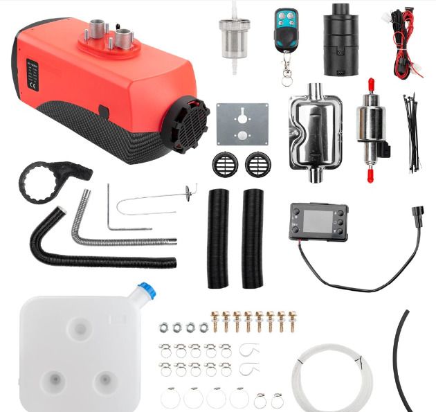 Diesel Air Heater New LCD Remote Control Car Heater Thermostat Parking Heater for Boat Motorhome Truck Trailer RV Bus