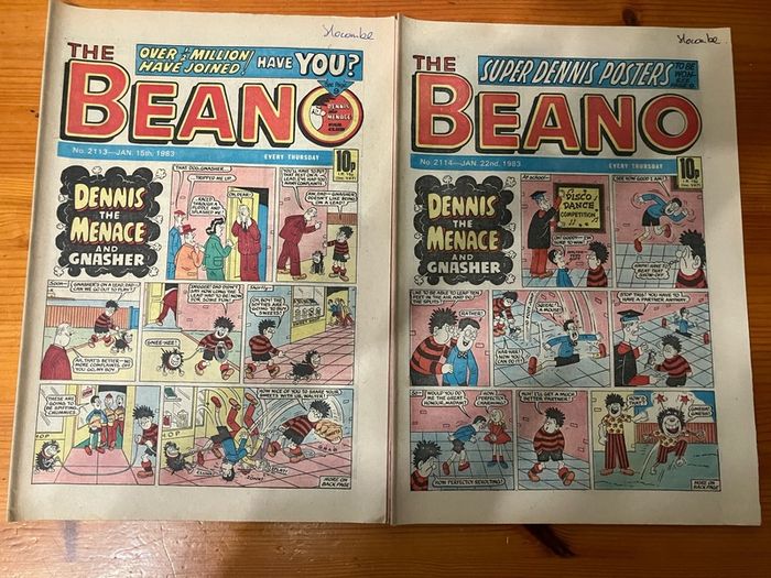 Comics: 'The Beano' 1983 (38 numbers)