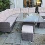 Outdoor Garden Rattan Dining Set & Storage Unit145cm Width 84 Depth 128 Height Image 6