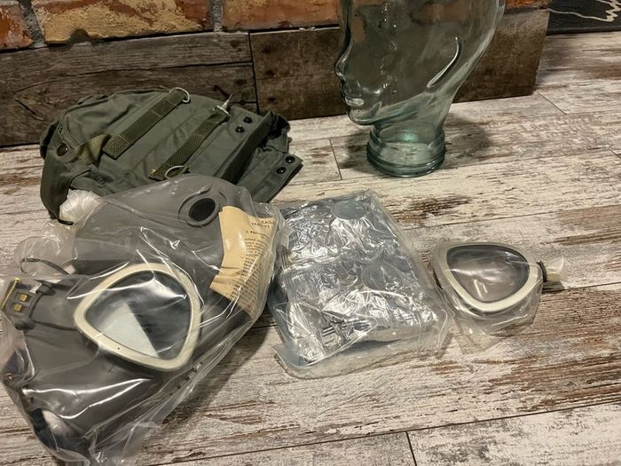 vintage gas mask
