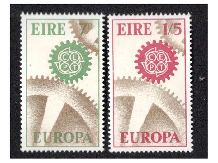 1967 Ireland Europa (CEPT) Commemorative Stamps Mint Never Hinged (MNH)