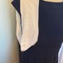 Paul Costelloe Collection Shift / Sleeveless Navy Dress with Signature Lining - Size 12 Image 8