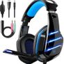 Gaming Headset for PS4 PS5 Xbox One PC Switch PS4 Headset with Noise Cancelling Mic, 3D Surround Sound Over Ear Gaming Headphones with RGB Light 3.5mm Jack (FREE POSTAGE) Image 2