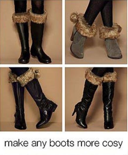 Sydney Faux Fur Boot Toppers