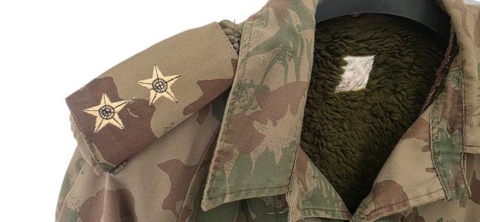 Vintage South African Police Camouflage Bush Jacket 1989 XL