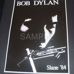 Bob Dylan concert poster Slane Castle Ireland 1984 A3 Size reproduction