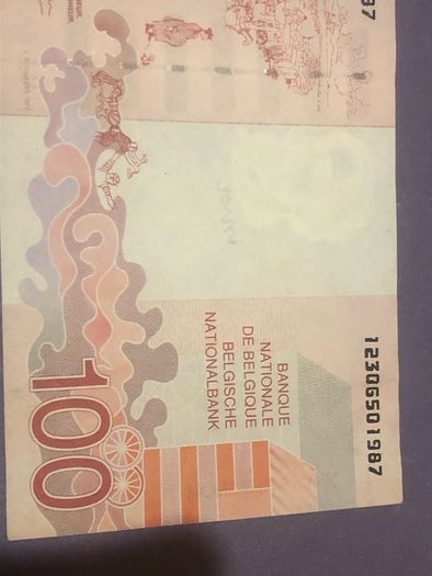 100 Francs 1999-2001 Belgium Uncirculated
