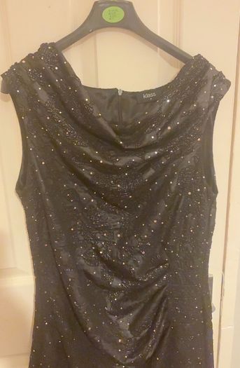 Black Sparkly Klass Dress size 14