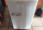 Unusual free standing retro ivory colour fridge