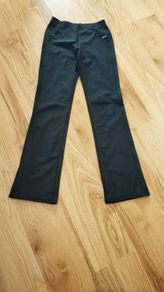 Women's black flared leggings