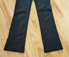 Women's black flared leggings