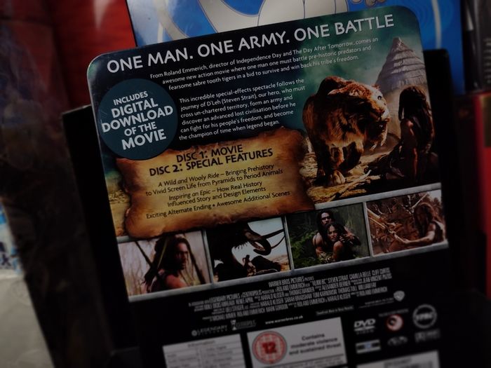 10,000 B.C. ! DVD ! 2 Disc Limited Edition Tin / Steelbook ! with Real Studio Film Slide ! 2008 !
