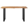 Dining Table 140x70x76 cm Solid Acacia Wood Image 3