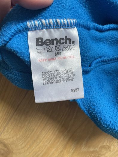 blue fitted bench fleece high neck size10