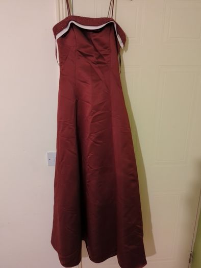 burgandy Debs or formal dress