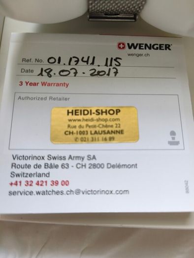 Swiss Wenger Watch