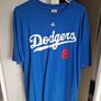Very rare Dodgers player warm up shirt Shane Victorino XL Image 2