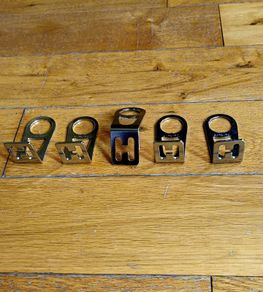5x New Chome Bicycle Lamp Brackets