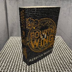Rebecca Yarros Fourth Wing Paperback Bedazzled Custom Made Brand New