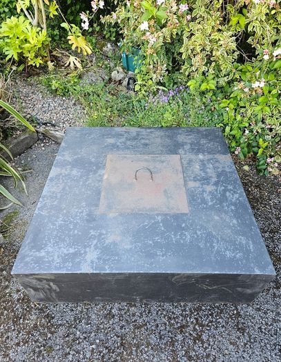 Corten Steel Square Garden Fire 1.2 Metre x 1.2 Metre