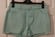 Blue Denim shorts size 14