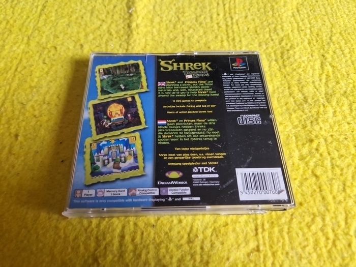 Shrek Treasure Hunter PlayStation1 ps1 PlayStation2 ps2 games Original