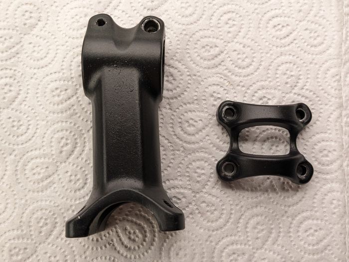Noname threadless stem, for 1 1/8" steerer, 31.8 mm handlebar