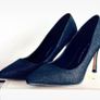 Sparkly Black Stiletto Heels - Size UK 5 (Atmosphere) Image 4