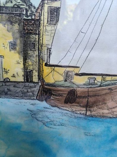 2 x Coastal Watercolour Paintings