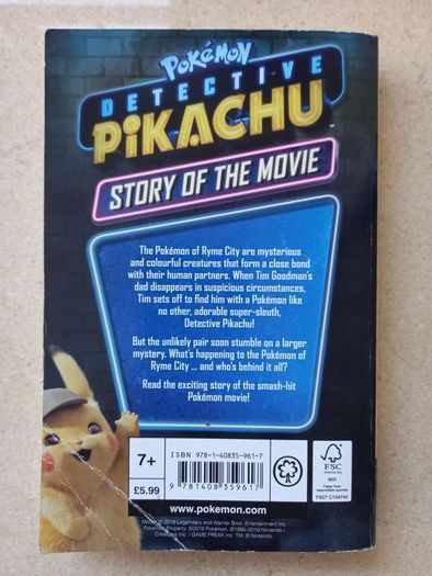 Pokemon Detective Pikachu Story of the Movie Softback