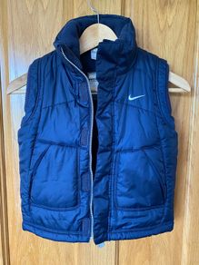 Original Nike Navy Puffer Gilet | Junior Size S